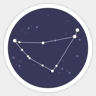 Capricorn Constellation Sticker